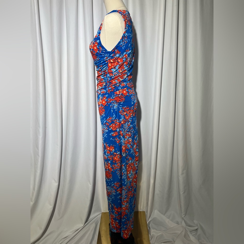 Atlein Collective RTR Ruched Floral Midi Dress | S - Picture 7 of 13